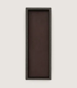Leather Goods|Purdey Pen Tray in Dark Brown