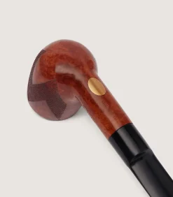 Homeware|Purdey X White Spot Walnut Pipe with Leather Case