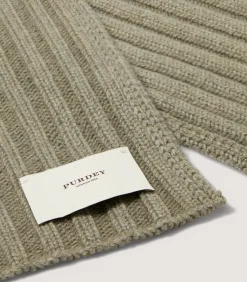 Scarves|Purdey Ribbed Chunky Scarf in Sage