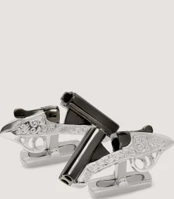 Cufflinks & Belts|Purdey Side-By-Side Silver Cufflinks In Silver
