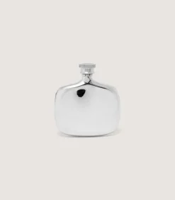 Flask & Drinks Accessories|Purdey Small Pocket Flask In Pewter