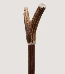 Walking Sticks|Purdey Staghorn Whistle Thumbstick In Natural
