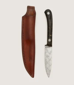 Knives|Purdey The Damascus Muntjac In Grey Poplar