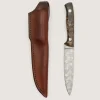 Knives|Purdey The Damascus Red In Grey Poplar