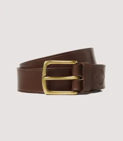 Cufflinks & Belts|Purdey Unlined Bridle Leather Belt In Havana