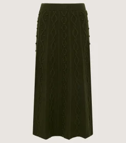 Knitwear|Purdey Women's Cashmere Aran Skirt