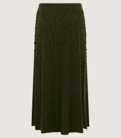 Knitwear|Purdey Women's Cashmere Aran Skirt
