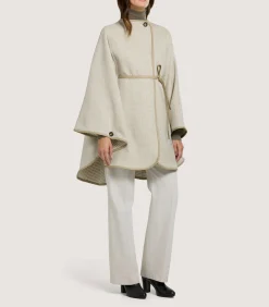 Capes & Ponchos|Purdey Women's Connaught Cape in Stone