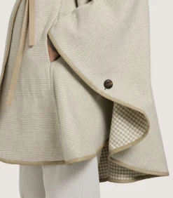 Capes & Ponchos|Purdey Women's Connaught Cape in Stone