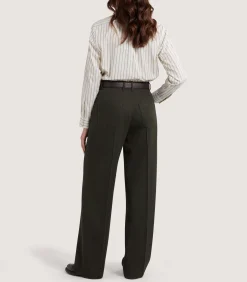 Shirts & Polos|Purdey Women's Cotton Silk Stripe Shirt in Pale Stone