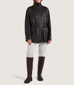 Fleece & Jackets|Outerwear|Purdey Women's Deerskin Field Jacket