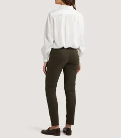 Trousers & Breeks|Purdey Women's Five Pocket Trouser in Loden