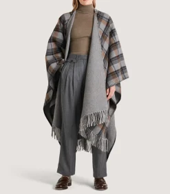 Capes & Ponchos|Purdey Women's Gun Club Check Reversible Poncho
