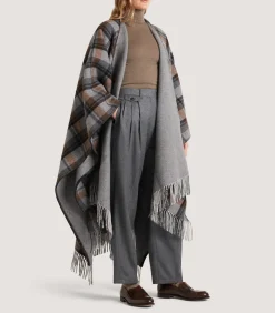 Capes & Ponchos|Purdey Women's Gun Club Check Reversible Poncho