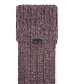 Socks & Gloves|Purdey Women's Harris Glen Sock In Moorland