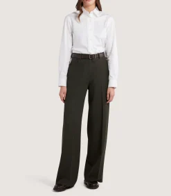 Shirts & Polos|Purdey Women's Lace Placket Shirt in White