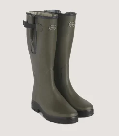 Footwear|Footwear|Purdey Women's Le Chameau Vierzon Jersey Boot In Forest Green