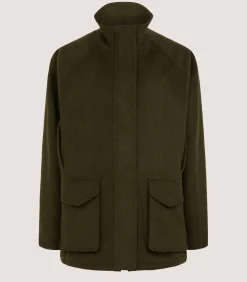 Field Coats|Purdey Women's Loden Raglan Field Coat in Loden