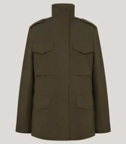 Fleece & Jackets|Purdey Women's Olive Field Jacket