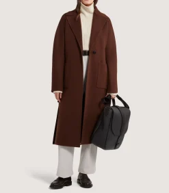Outerwear|Purdey Women's Portman Coat In Dark Umber