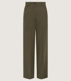 Trousers & Breeks|Purdey Women's Seymour Trouser in Dark Olive