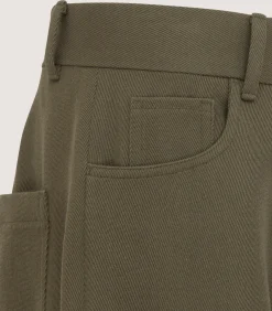 Trousers & Breeks|Purdey Women's Seymour Trouser in Dark Olive