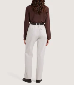 Shirts & Polos|Purdey Women's Silk Scarf Neck Blouse in Umber