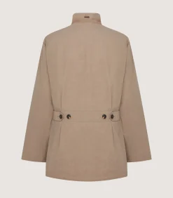 Field Coats|Purdey Women's Summer Dry Wax Field Coat In Taupe