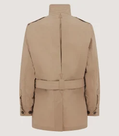 Fleece & Jackets|Purdey Women's Summer Dry Wax Safari Jacket In Taupe