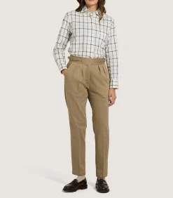 Shirts & Polos|Purdey Women's Summer Sporting Windowpane Shirt In Blue