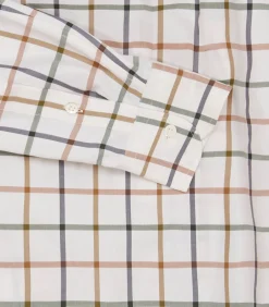 Shirts & Polos|Purdey Women's Summer Sporting Windowpane Shirt In Green