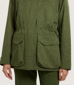 Field Coats|Purdey Women's Technical Lancashire Field Coat in Moss Green