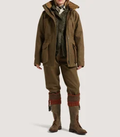 Field Coats|Purdey Women's Technical Tweed Lancashire Field Coat In Lomond