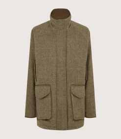Field Coats|Purdey Women's Tweed Raglan Field Coat In Macaterick
