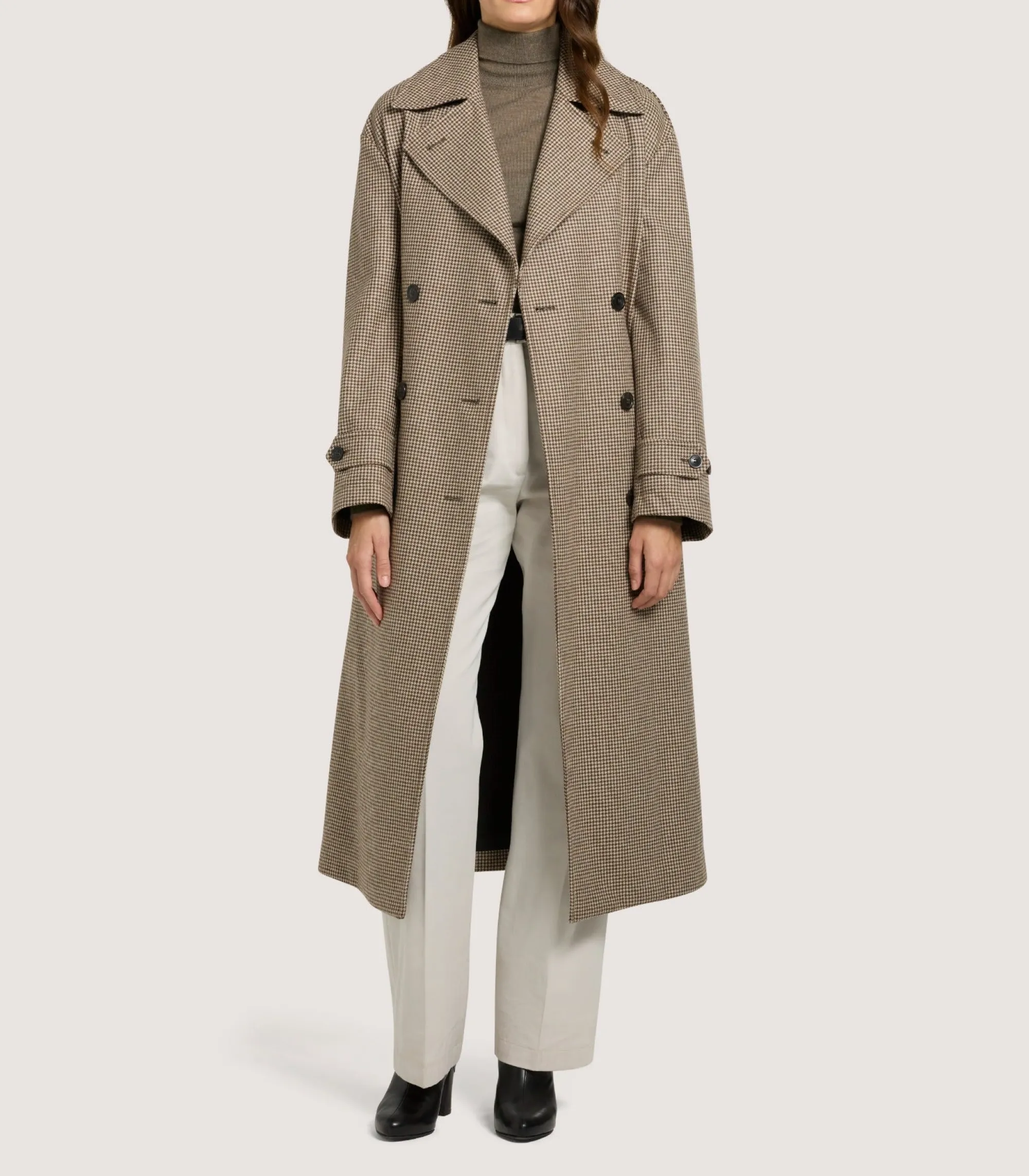 Outerwear|Purdey Women's Walnut Hanover Trench Coat