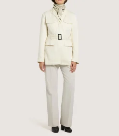 Fleece & Jackets|Purdey Women's Wilton Jacket in Ivory