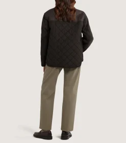 Fleece & Jackets|Purdey Women's Winchester Quilted Jacket in Walnut